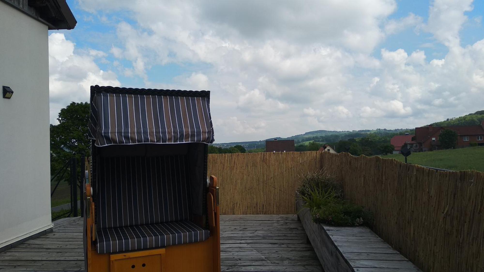Sonnige Ferienwohnung Am Sternberg Extertal Bagian luar foto